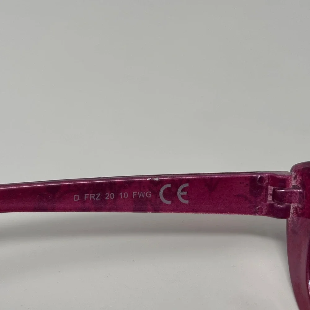 Disney Frozen Sunglasses Girls Pink Glitter Anna Elsa Snowflake Y2K‎ Kidcore